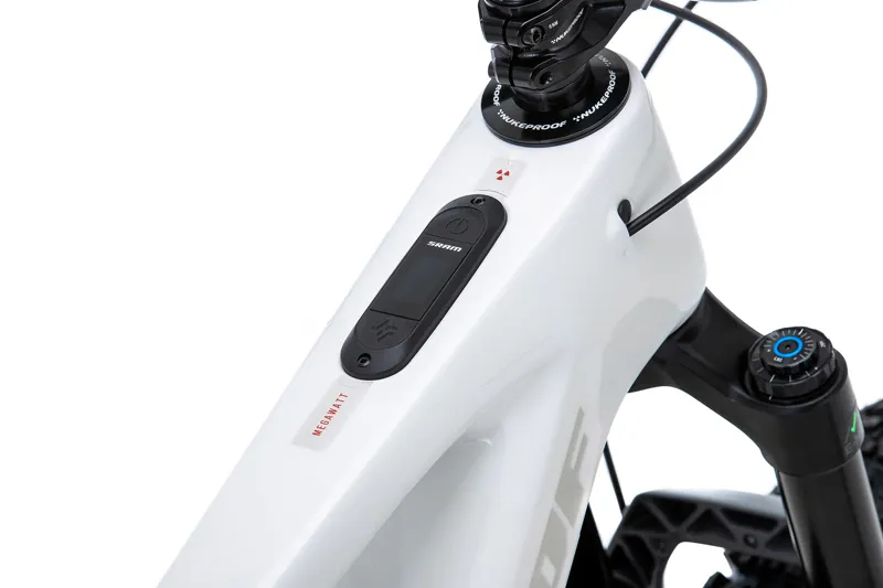 Nukeproof Megawatt 297 RS Carbon E-Mountain Bike X0 Eagle in White-8